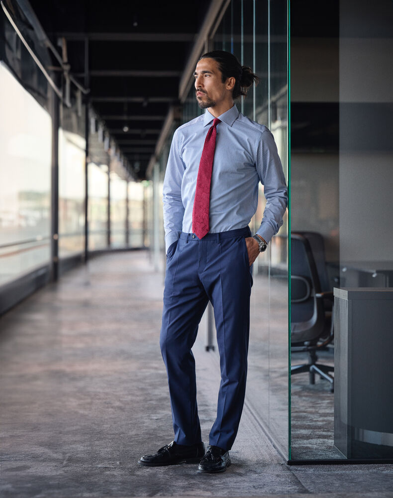 YB50 Twill Hemd Regular Fit Herren