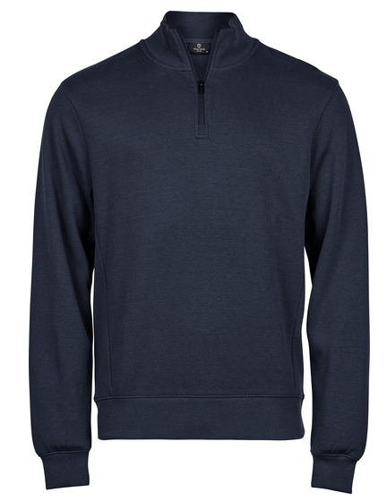 Ribbed Interlock Half Zip Tee Jays TJ5506