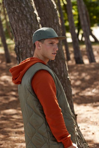 B654 Canvas 5 Panel Camper Cap