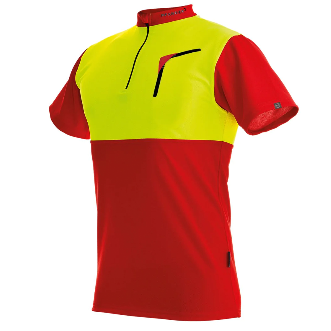 Pfanner Zipp-Neck Shirt kurzarm