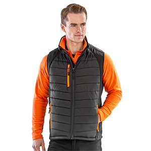 Result Recycled Compass Padded Softshell Gilet R238X black/black