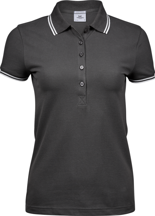 Ladies' Luxury Stripe Stretch Polo 1408