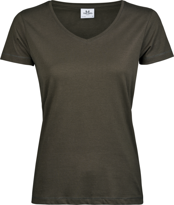 Women's Luxury V-Neck Tee 5005