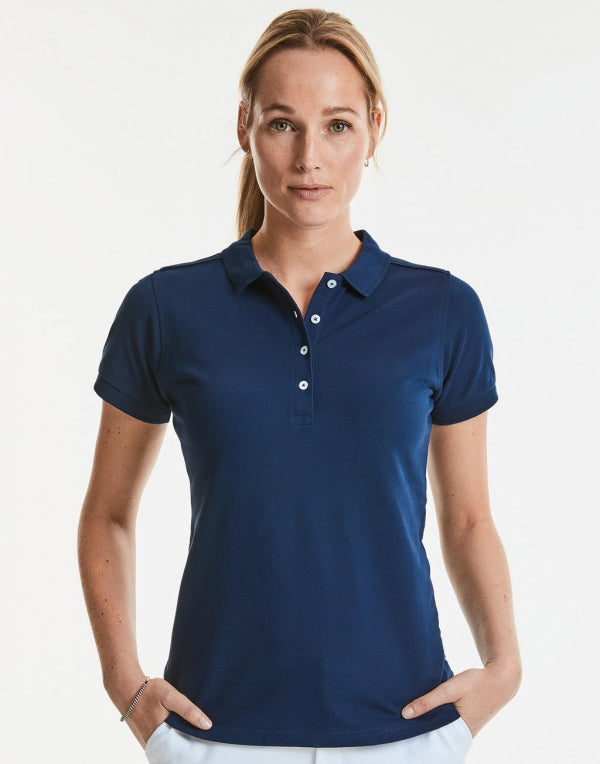 Ladies' Fitted Stretch Polo R-566F-0