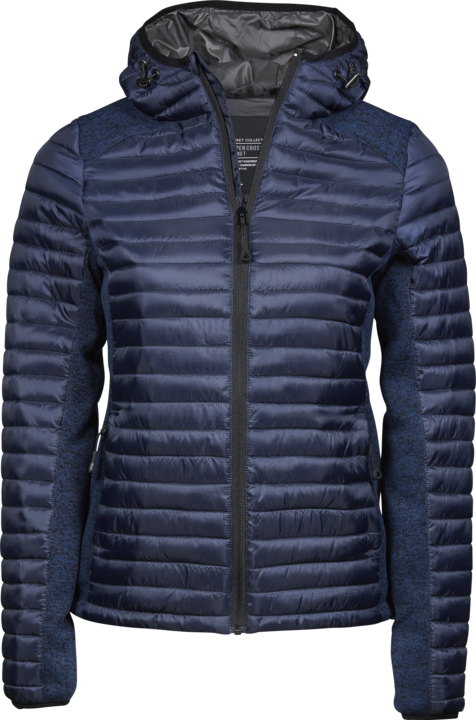 Ladies' Hooded Outdoor Crossover Jacket 9611